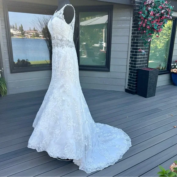 knee length dresses for ladies Blue Lace Open Back See Through Long Sleeve Evening Dress, Prom Dresses,  MP141
